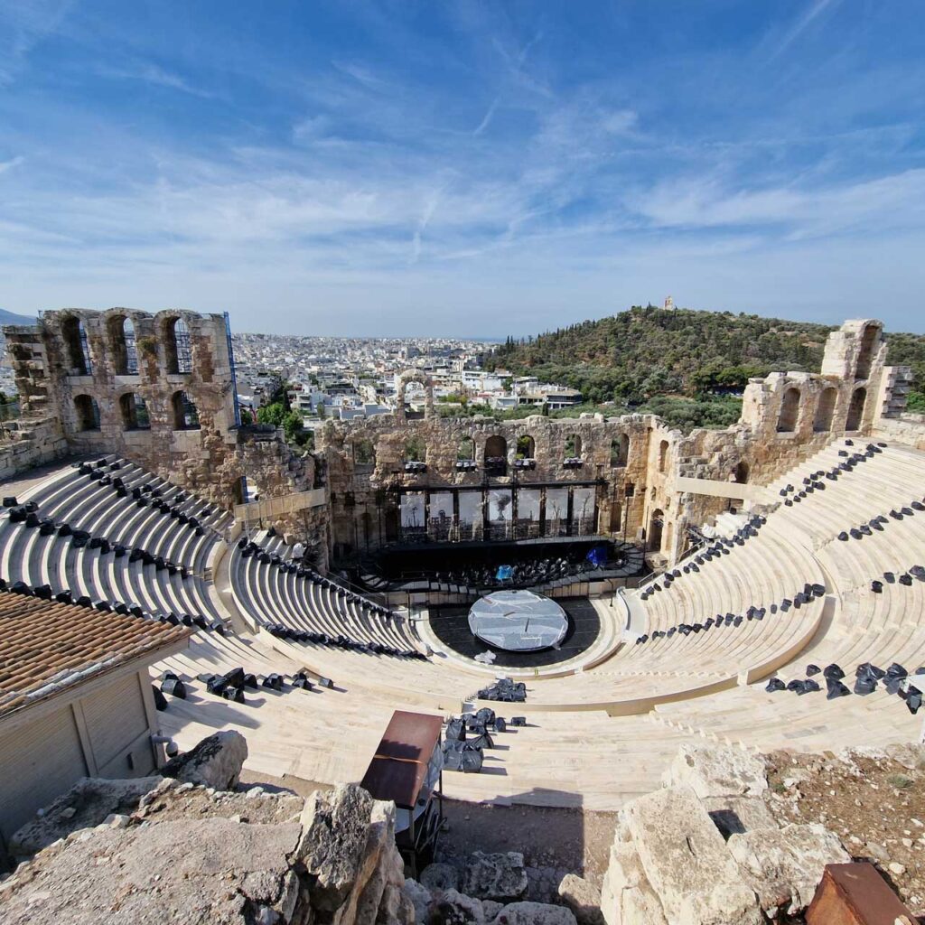 odeo di erode attico acropoli atene