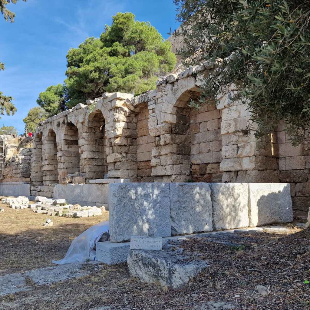 stoà di eumene acropoli atene