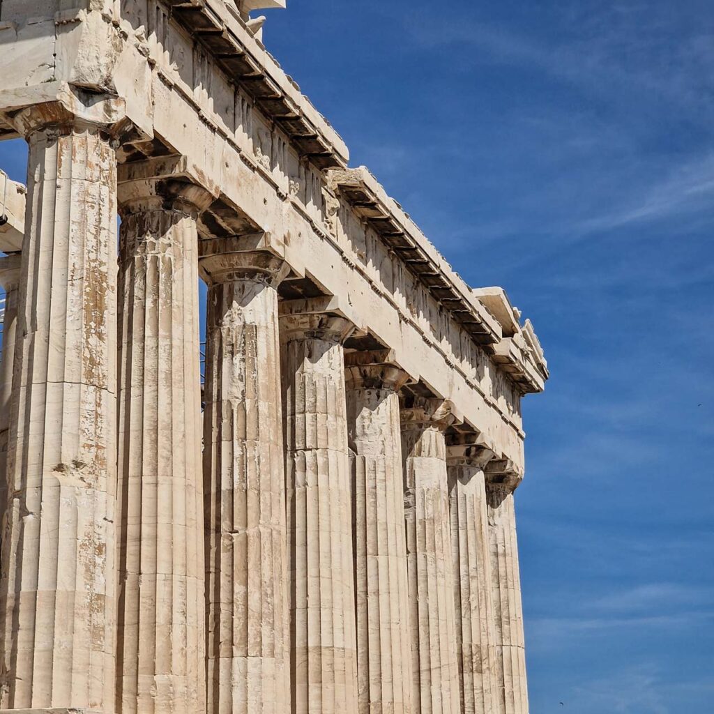 architettura partenone atene